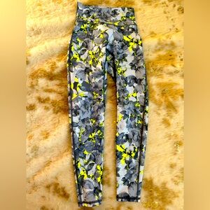 Savvi floral print contemporary high waisted leggings. Rock the gym.